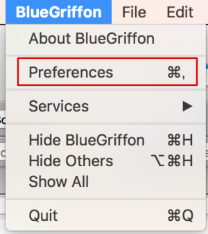 Bluegriffonの使い方と半角文字スペース不具合解消方法